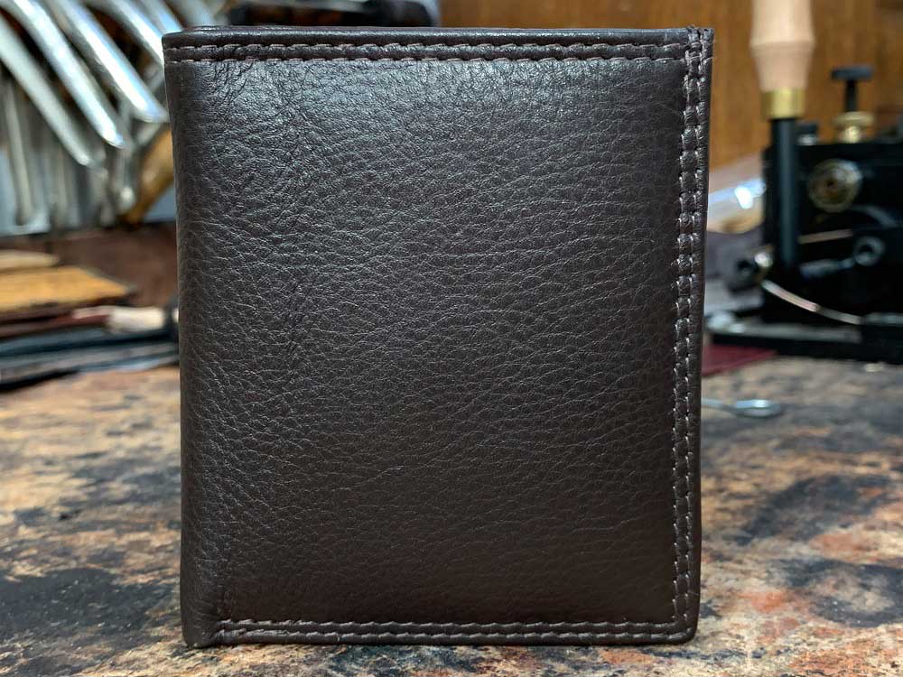 London Bifold Leather Purse Wallet, Black w/ Fuchsia Multicolor. by Pr –  Well Done Goods, by Cyberoptix